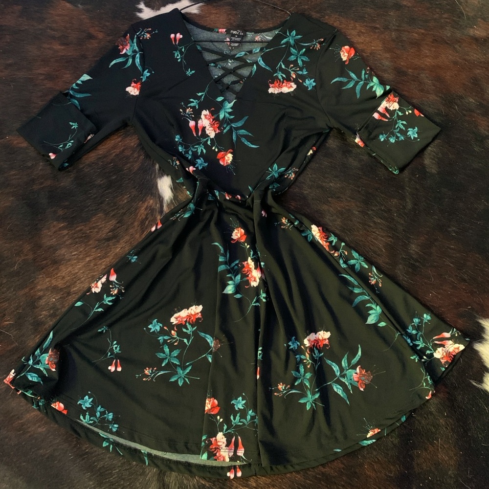 Medium black floral dress from Rue 21